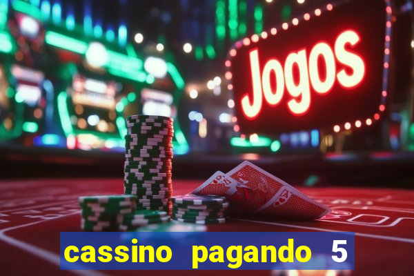 cassino pagando 5 reais no cadastro