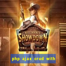 php ajax crud with datatables and bootstrap modals