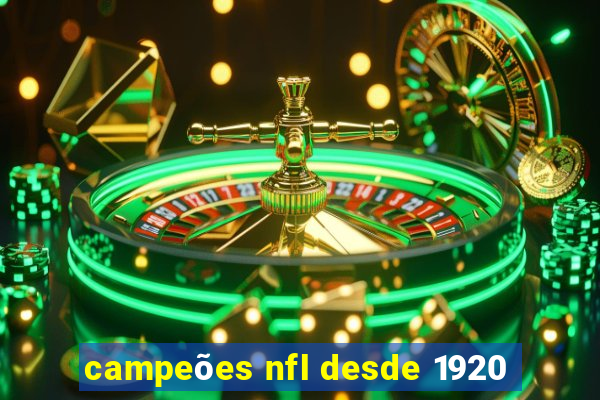 campeões nfl desde 1920