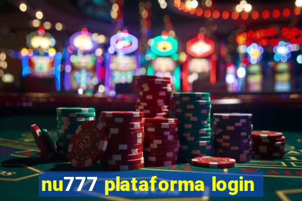 nu777 plataforma login