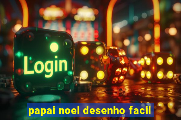 papai noel desenho facil