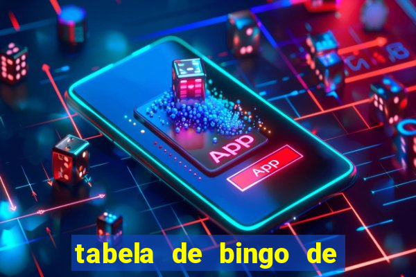 tabela de bingo de 1 a 100