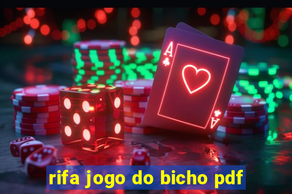 rifa jogo do bicho pdf