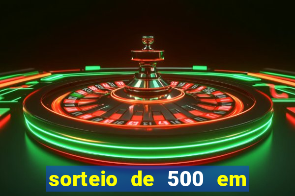 sorteio de 500 em cash toda segunda feira novibet como funciona