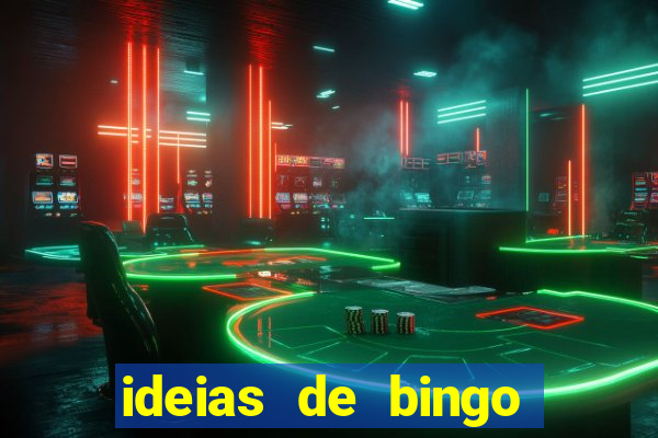 ideias de bingo para o natal