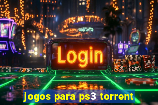 jogos para ps3 torrent