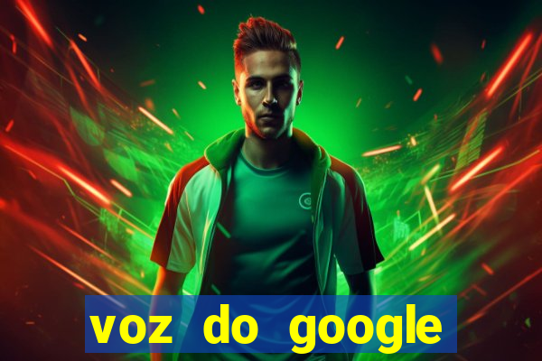 voz do google tradutor homem