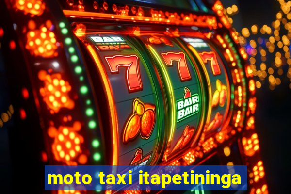 moto taxi itapetininga