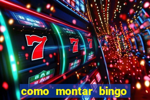 como montar bingo brinquedos toia