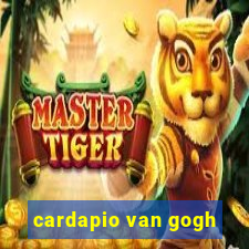 cardapio van gogh