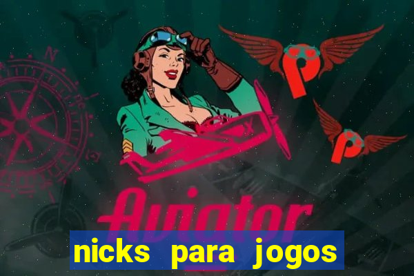 nicks para jogos de tiro