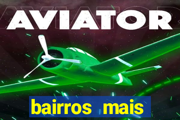 bairros mais perigosos de bh