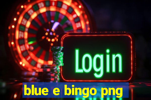 blue e bingo png