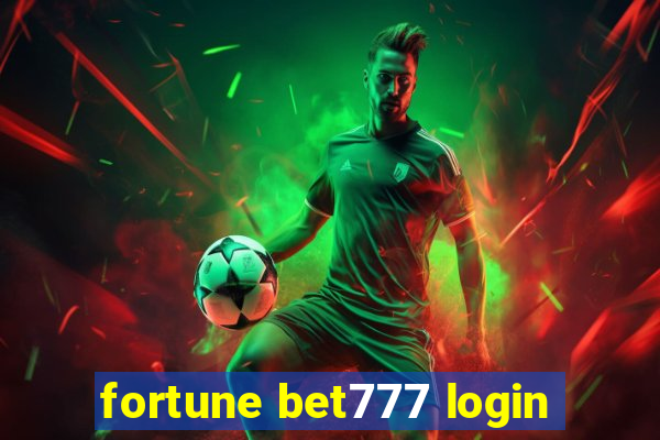 fortune bet777 login