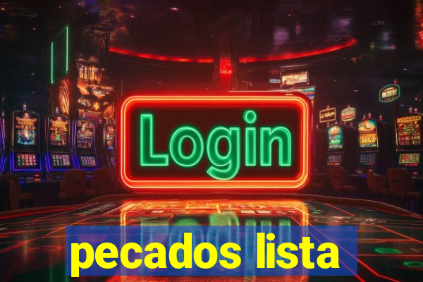 pecados lista