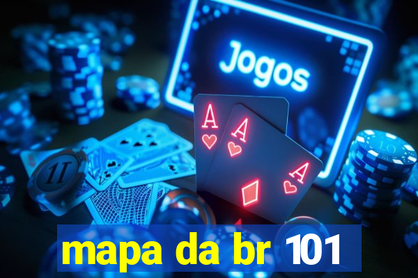 mapa da br 101