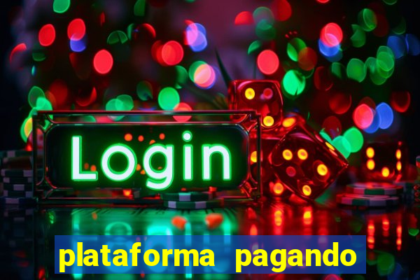 plataforma pagando bonus no cadastro