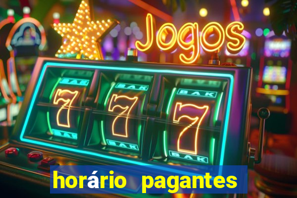 horário pagantes do fortune tiger