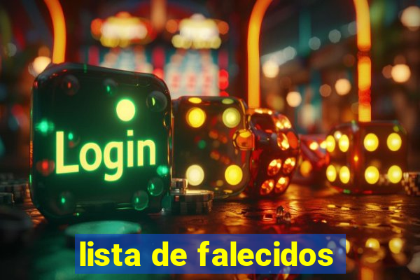 lista de falecidos