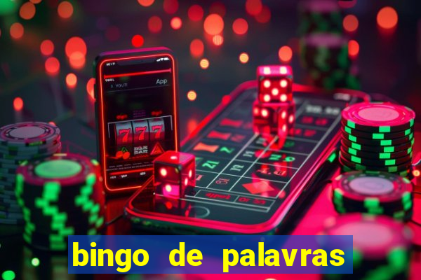 bingo de palavras de natal