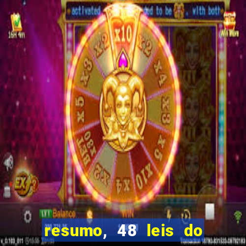 resumo, 48 leis do poder pdf