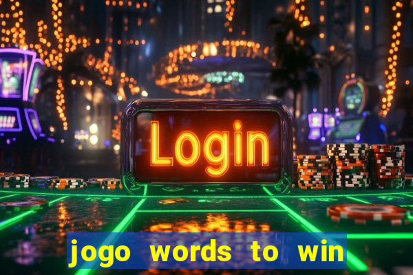 jogo words to win paga mesmo