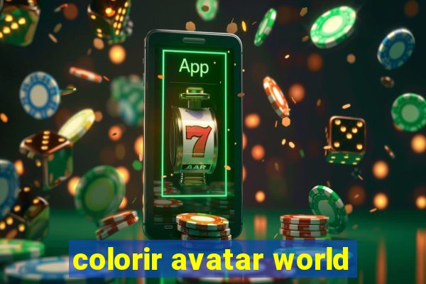 colorir avatar world