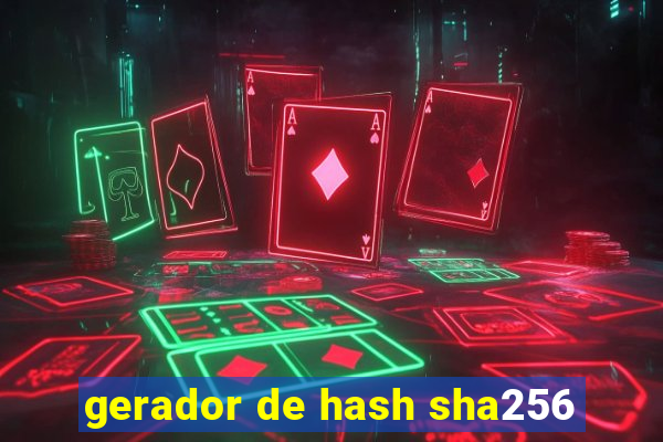 gerador de hash sha256