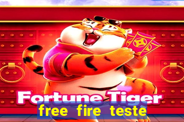 free fire teste grátis jogar agora