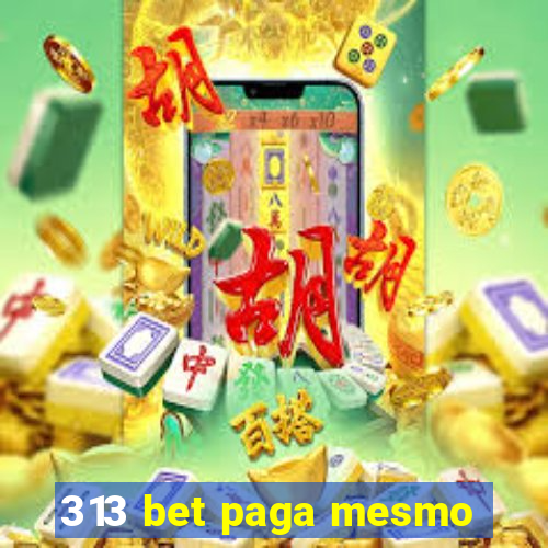 313 bet paga mesmo