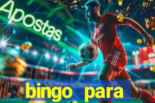 bingo para despedida de solteira para imprimir