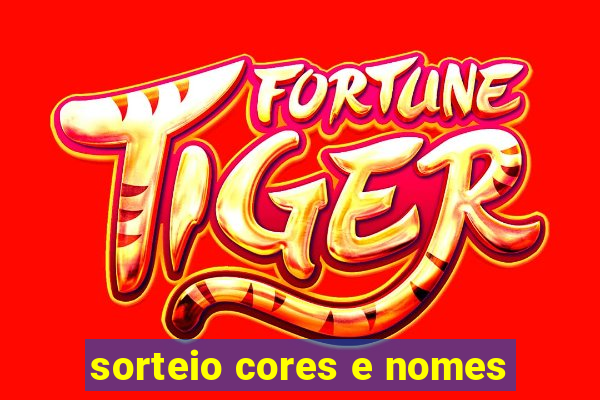 sorteio cores e nomes