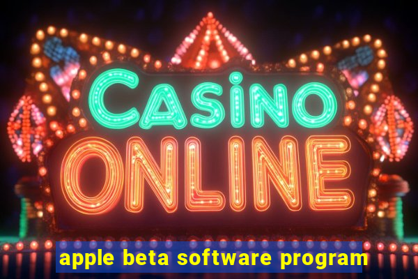 apple beta software program