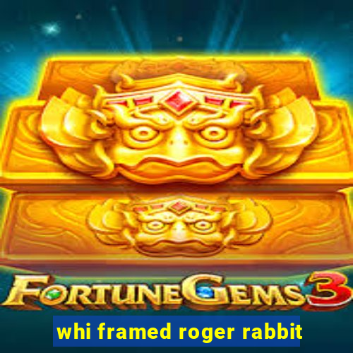 whi framed roger rabbit