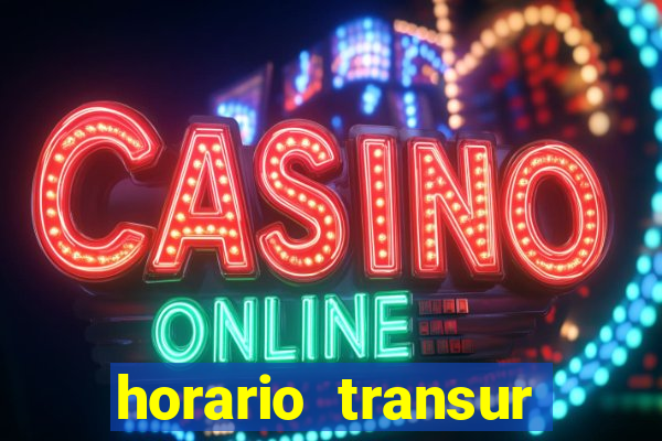 horario transur roleta santos dumont juiz de fora